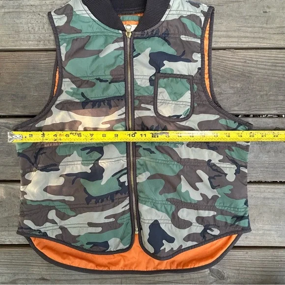 Ralph Lauren Denim & Supply Camo Flag Zip Up Vest - Picture 5 of 5